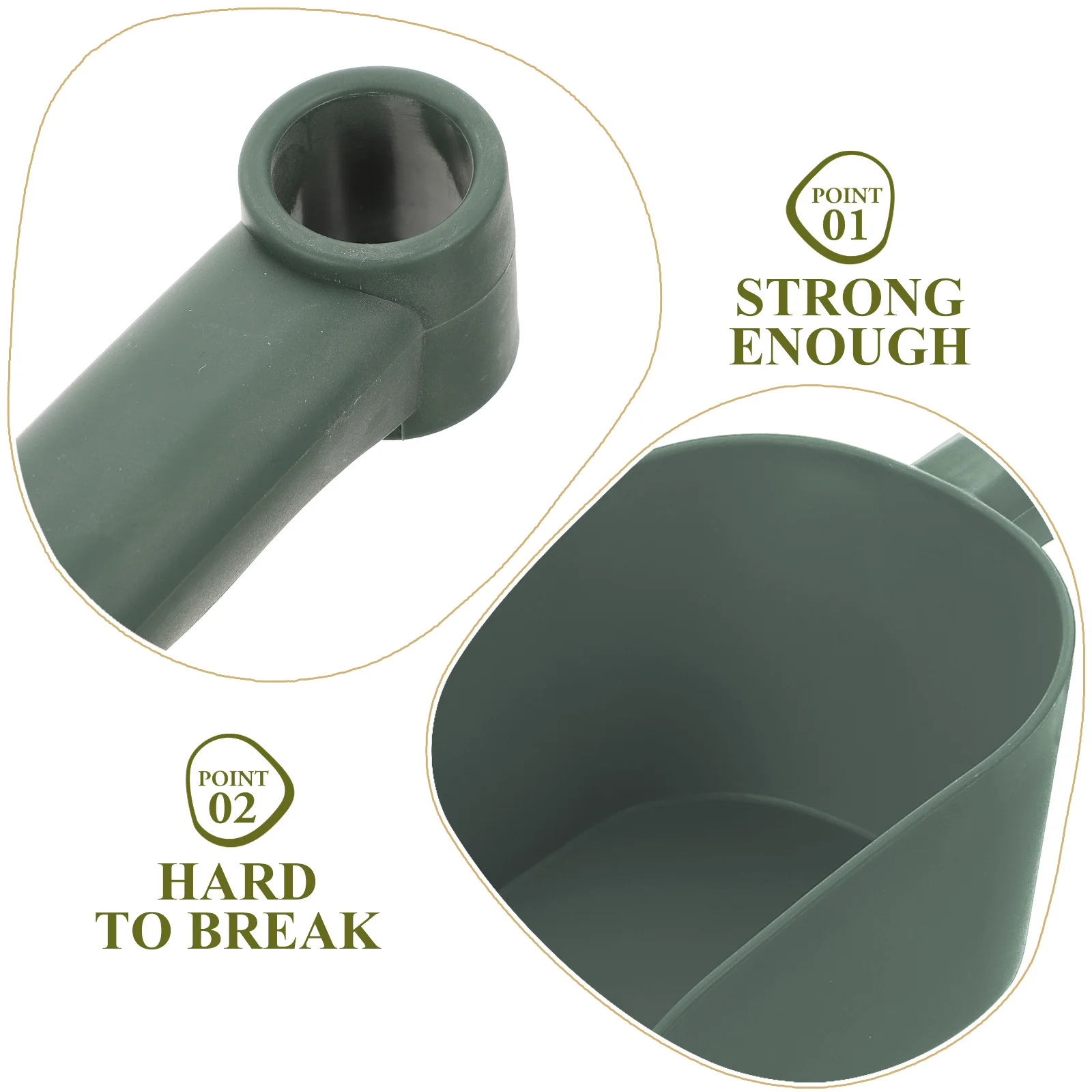 

3pcs Garden Hand Shovel Plastic Soil Shovel Strong Durable Transplantation Weeding Gardening Tool For Outdoor Indoor Bonsai