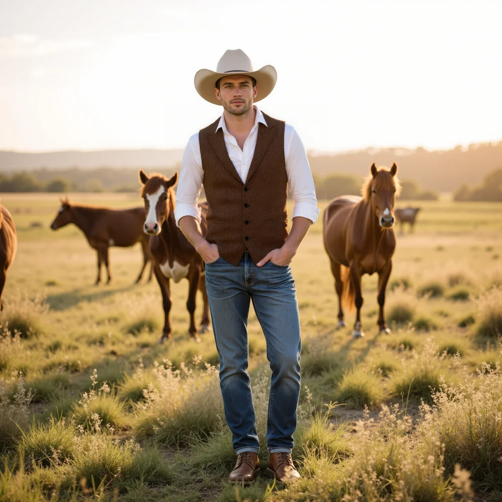 

В наличии: Мужские жилеты из твида, узор «ёлочка», приталенный крой, модные мужские жилеты для костюмов, жилеты для жениха и свидетелей, жилеты для свадьбы