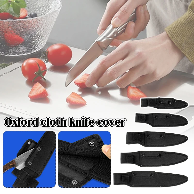 1pc Waterproof Oxford Sheath Holder Knife Sheath Holster Belt Loop Case Flashlight Case Camp Outdoor Carry Fold Knife Tool