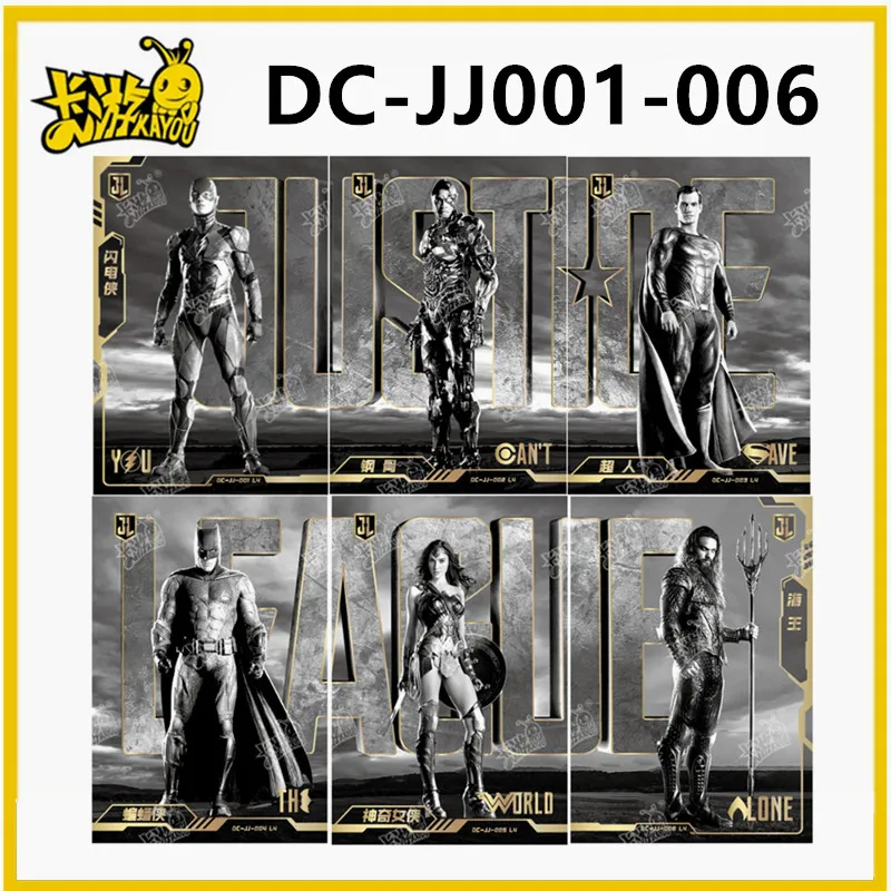 KAYOU Marvel Card New Anime The Avengers Comics DC-ZZ TK JJ CM JQ Collection Cards Party Playing Games Card Toys Children\'s Gift