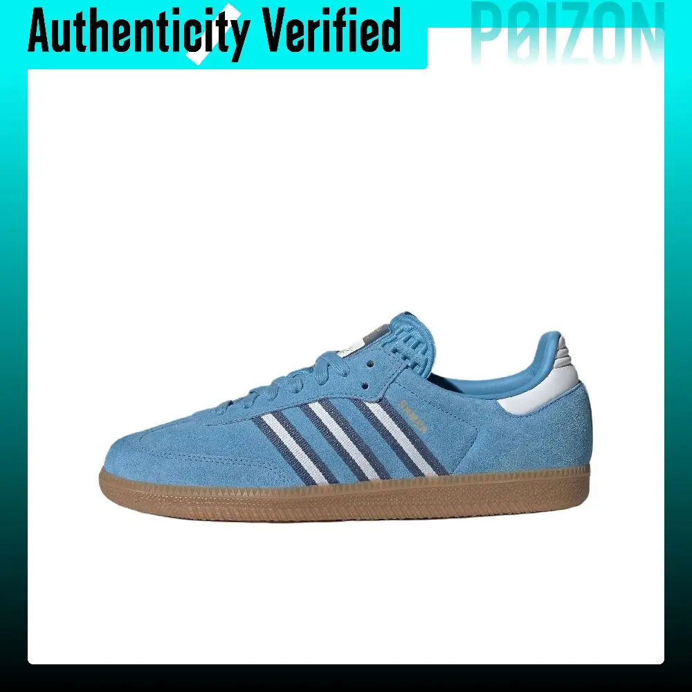 Adidas Originals x FIFA World Cup 2026 SAMBA OG Skateboard Shoes Unisex Blue IH6827