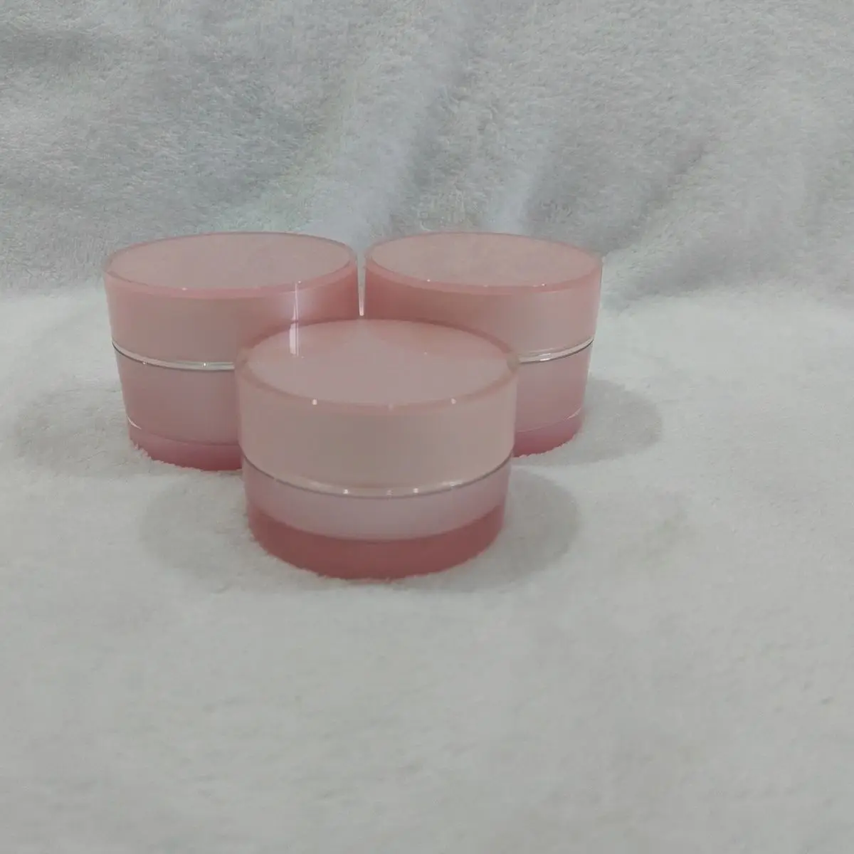 30G pink straight round plastic acrylic  jar pot tin bottle day night cream/night cream/eye cream/gel/moisturizer/packing