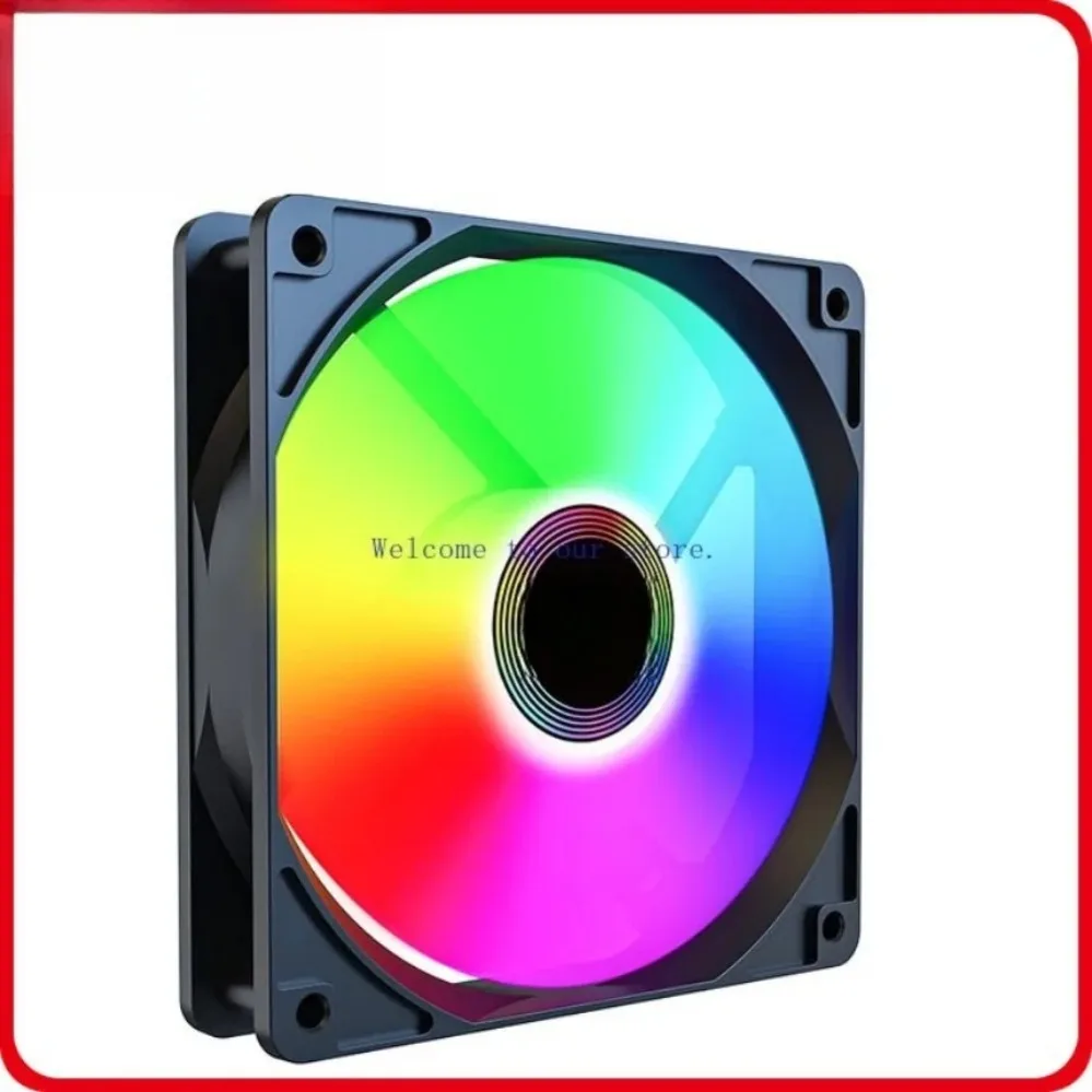 For GL GreatWall Dragon 12CM PWM Cooling Fan 12V 4Pin Non RGB White Single Fan (007)