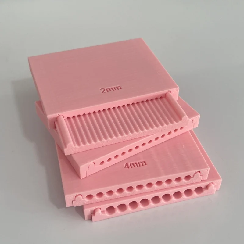 Polymer-Tonperlen-Rollenschablonen-Set, 2-5mm Ton-Gel-Kugel-Herstellungswerkzeug, DIY-Tonperlen-Extruder-Formplatte für Schmuckherstellung – Detail 6