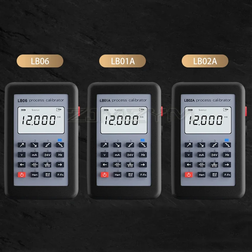 Novo calibrador de processo multifuncional lb06 modbus rtu hart comunicador pt100 frequência 4-20ma 0-10v calibrador de sinal