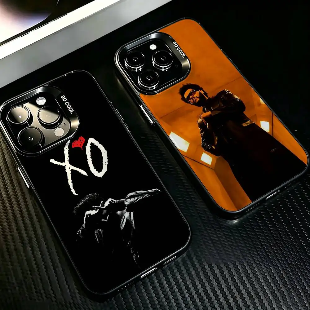 RB Artist The W-Weeknd XO Phone Case For iPhone 17,16,15,14,13,12,11 Plus,Pro Max,XS,Colored silver phone case