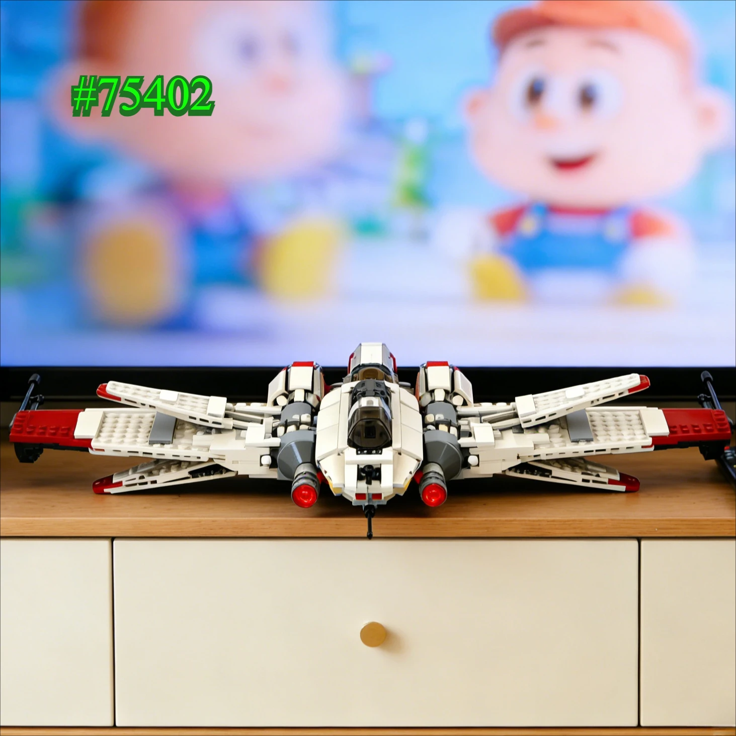 

Наборы строительных блоков Space Combat Aircraft 75402, совместимые с частицами Legoed, подходят для рождественских подарков, 497 шт.