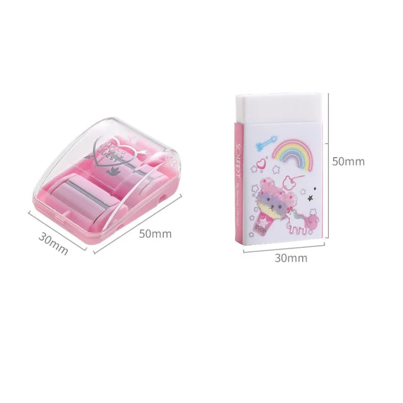 1set Mini Desktop Sweeper Gift Eraser Desk Dust Portable Home Desktop Vacuum Cleaner School Office Supplies