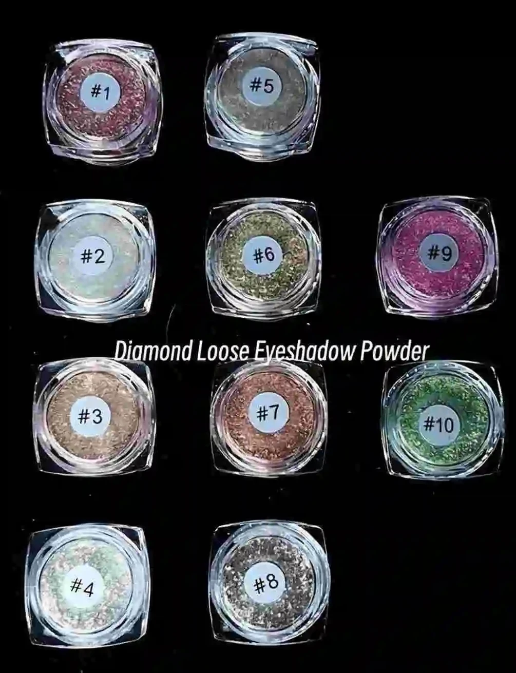 プライベートブランド カメレオンアイシャドウ カスタムロゴ 10色 高輝度偏光アイシャドウパウダー パール顔料メイク ヴィーガン
