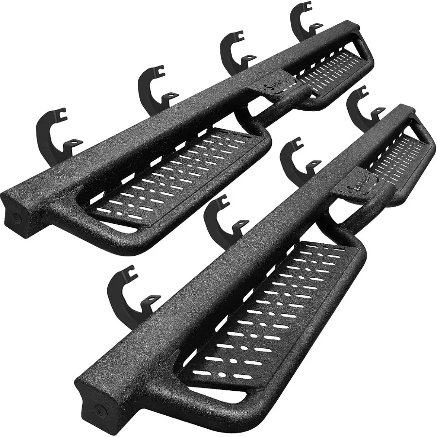 

Подножки для Chevy Silverado/GMC Sierra 1500 2020-2026 2500HD 3500HD, боковые ступеньки кабины для экипажа, алюминий, черный, прочный