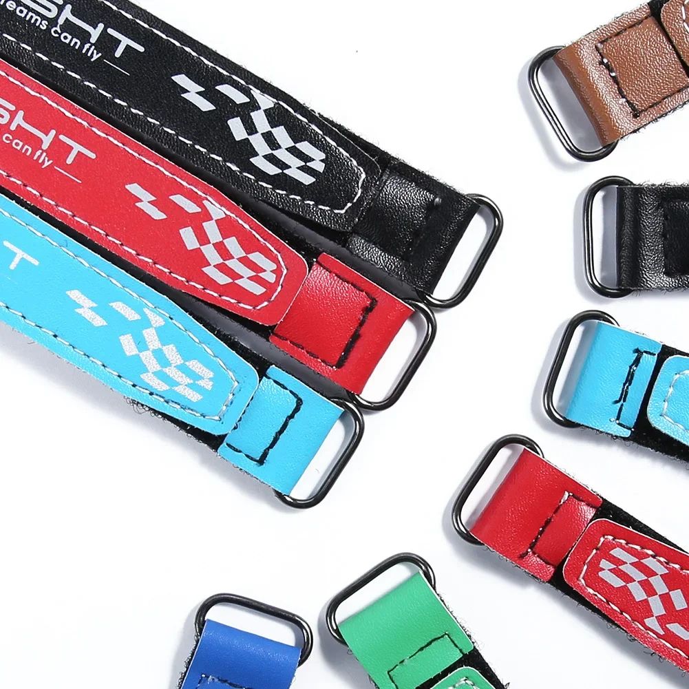 Correias de bateria LiPo de ultra microfibra para modelos RC FPV Racing Drone fixação segura amarrar