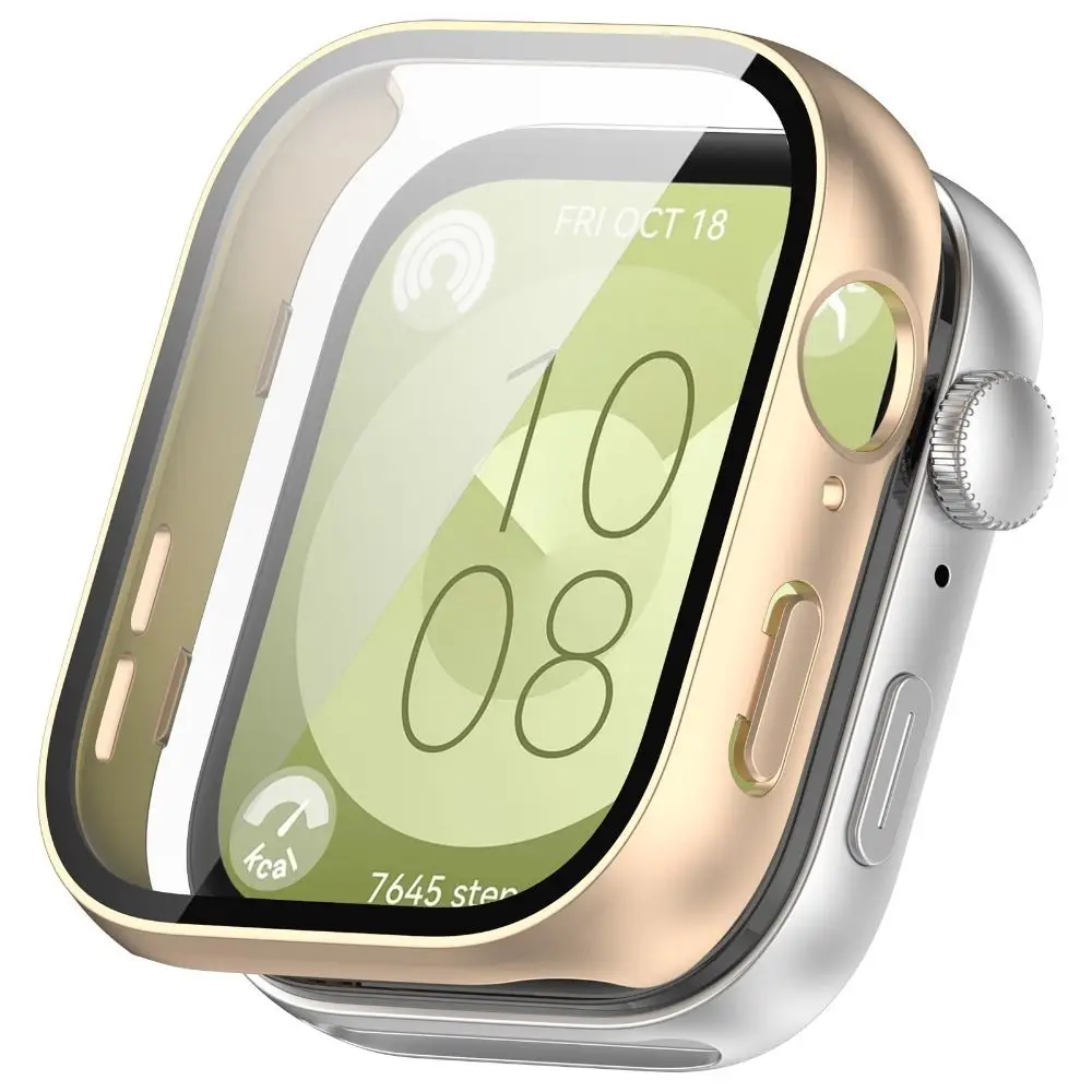 New PC+Tempered Protective Case Full Cover Watch Screen Protector Accessories Smart Cover Shell for Huawei Watch Fit 3