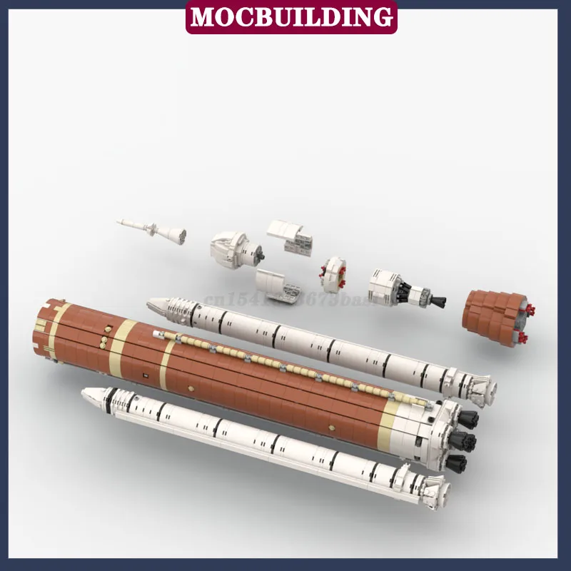 

MOC Space Launch System 1:110 Scale Model Building Block Assembly Rocket Collection Series Toy Gifts