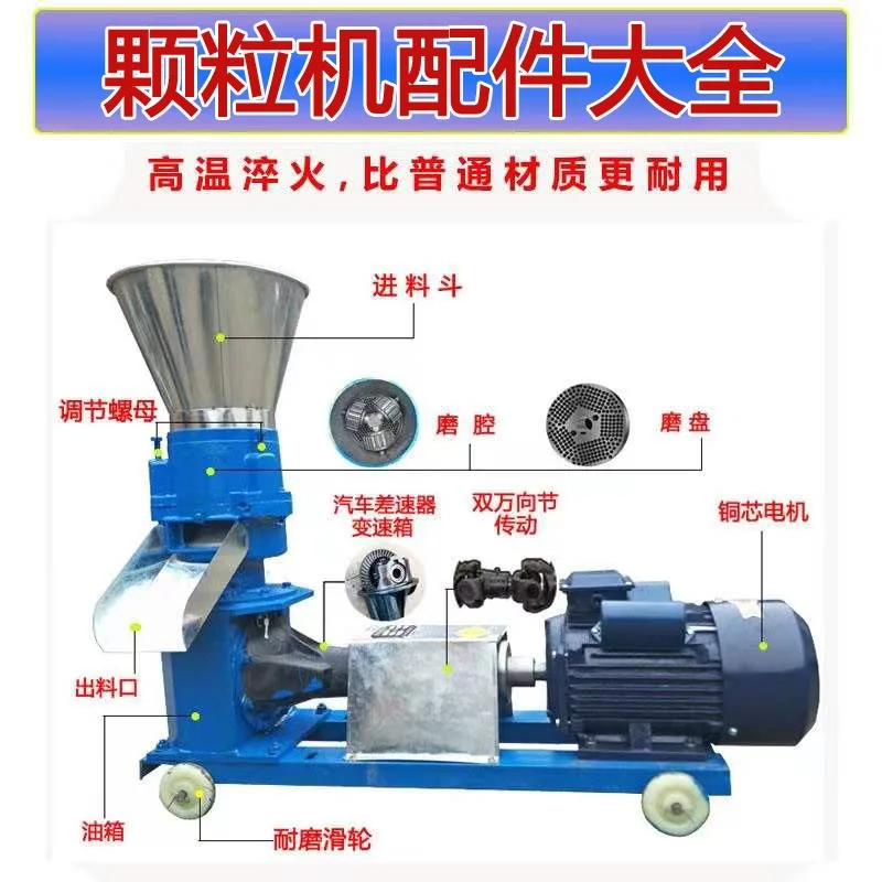 Feed Pellet Mill Pressure Wheel 125-210 Types Roller Accessories