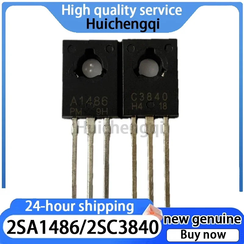 5PCS 2SA1486/2SC3840 TO126 1A 600V Low-power Transistor Paired with Transistor