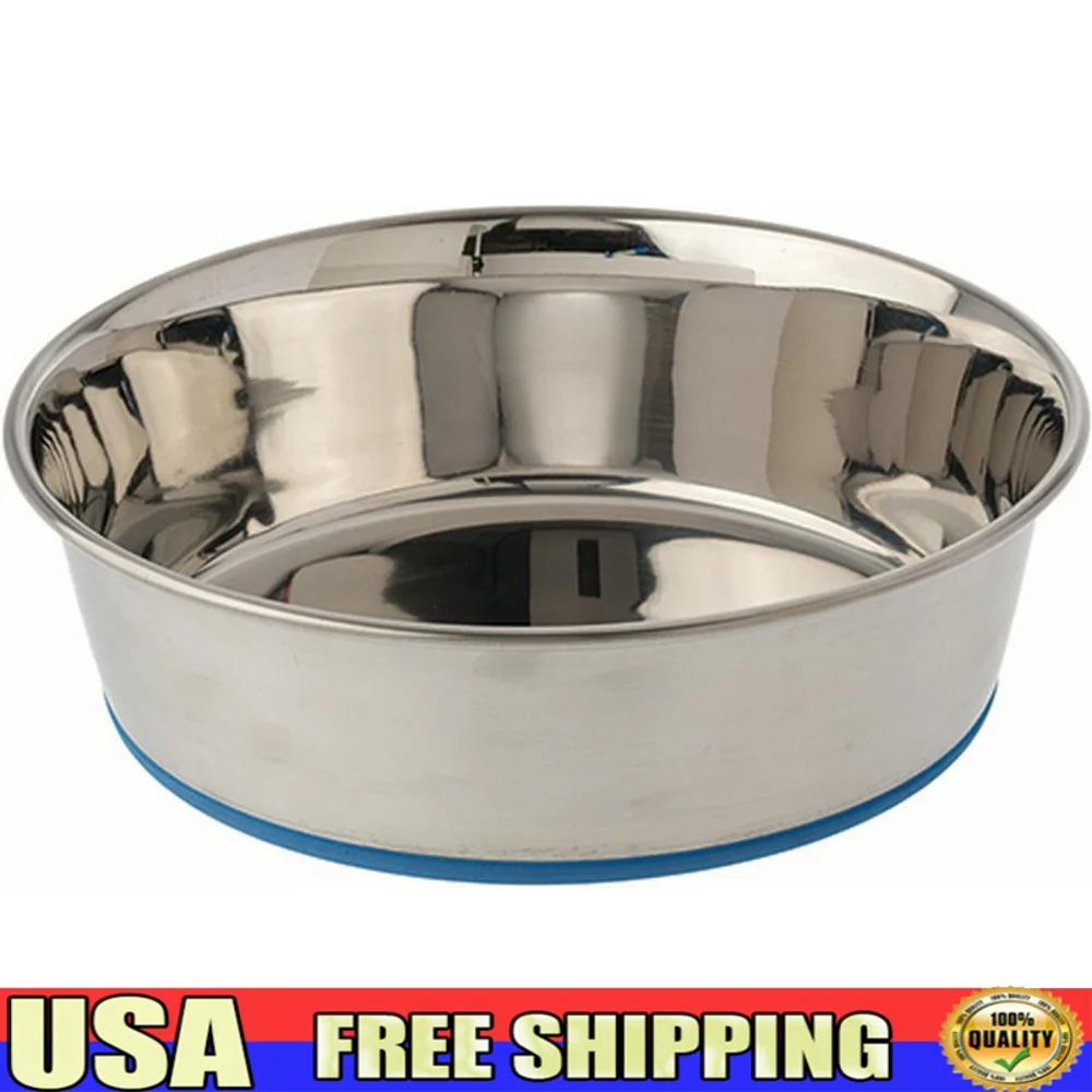 

Extra Large Stainless Steel Dog Bowl with Non-Slip Rubber Base Dishwasher Safe Durable Feeding Dish Large Breeds 13 Cups