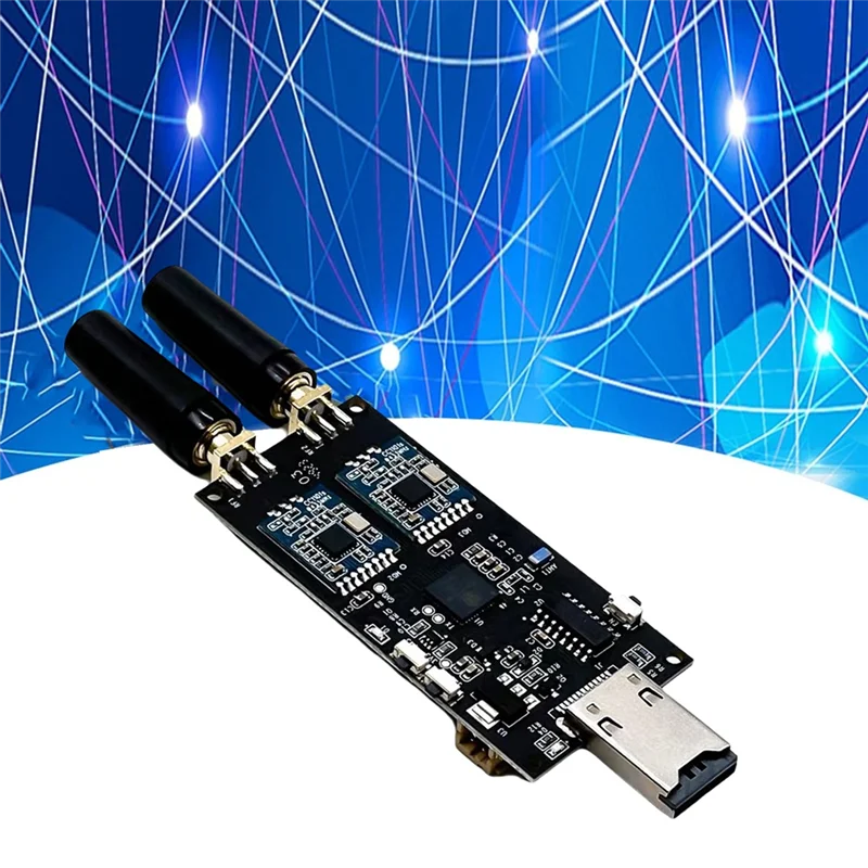 ABKQ-Dual CC1101 وحدة RF V2 محول أداة اختبار أمن الترددات الراديوية-الغراب الشرير لهجمات RF المتقدمة