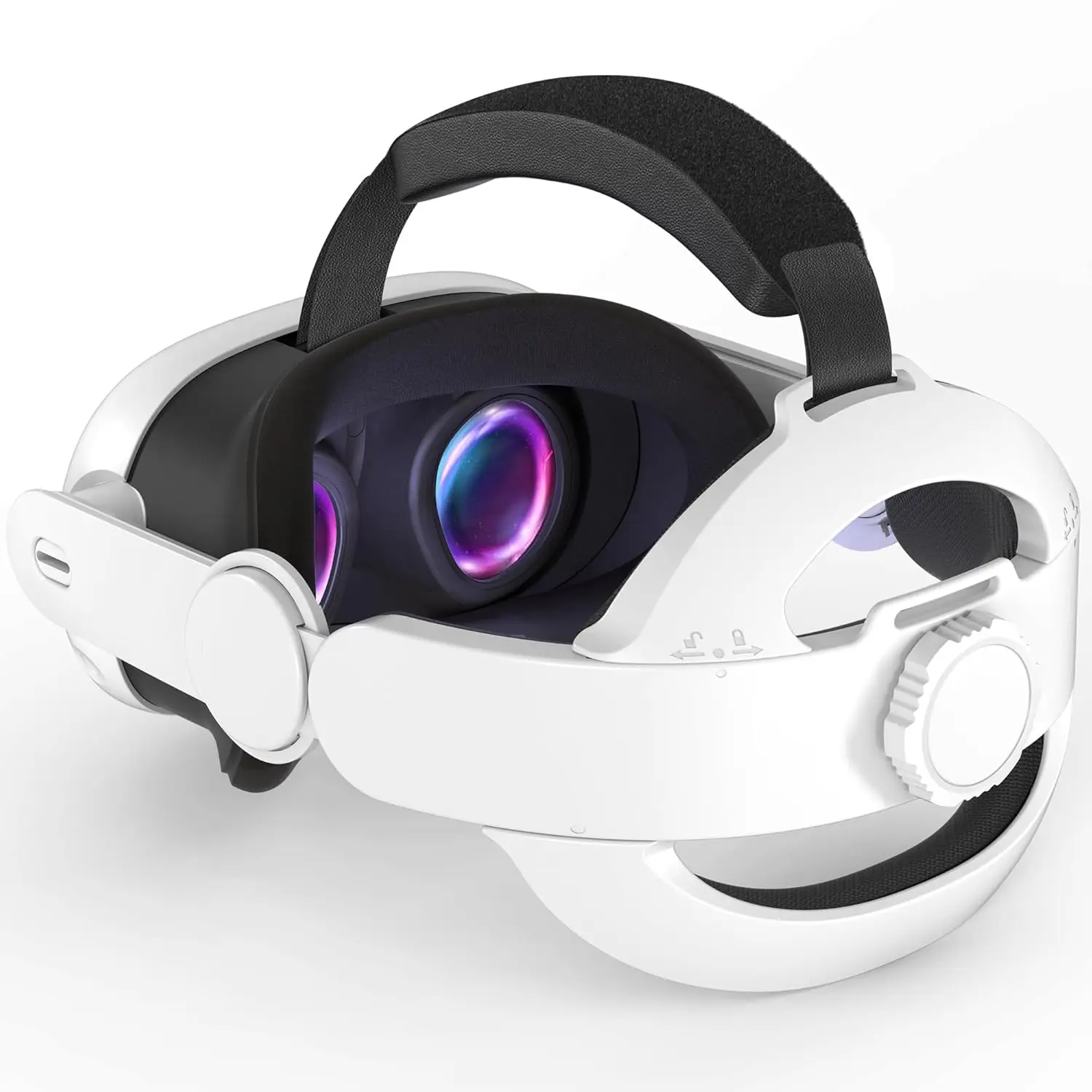 Correa para la cabeza para Meta Oculus Quest 2/3/3S Vr, accesorios sin batería, cómoda correa para la cabeza de repuesto con ajustable para Quest 3