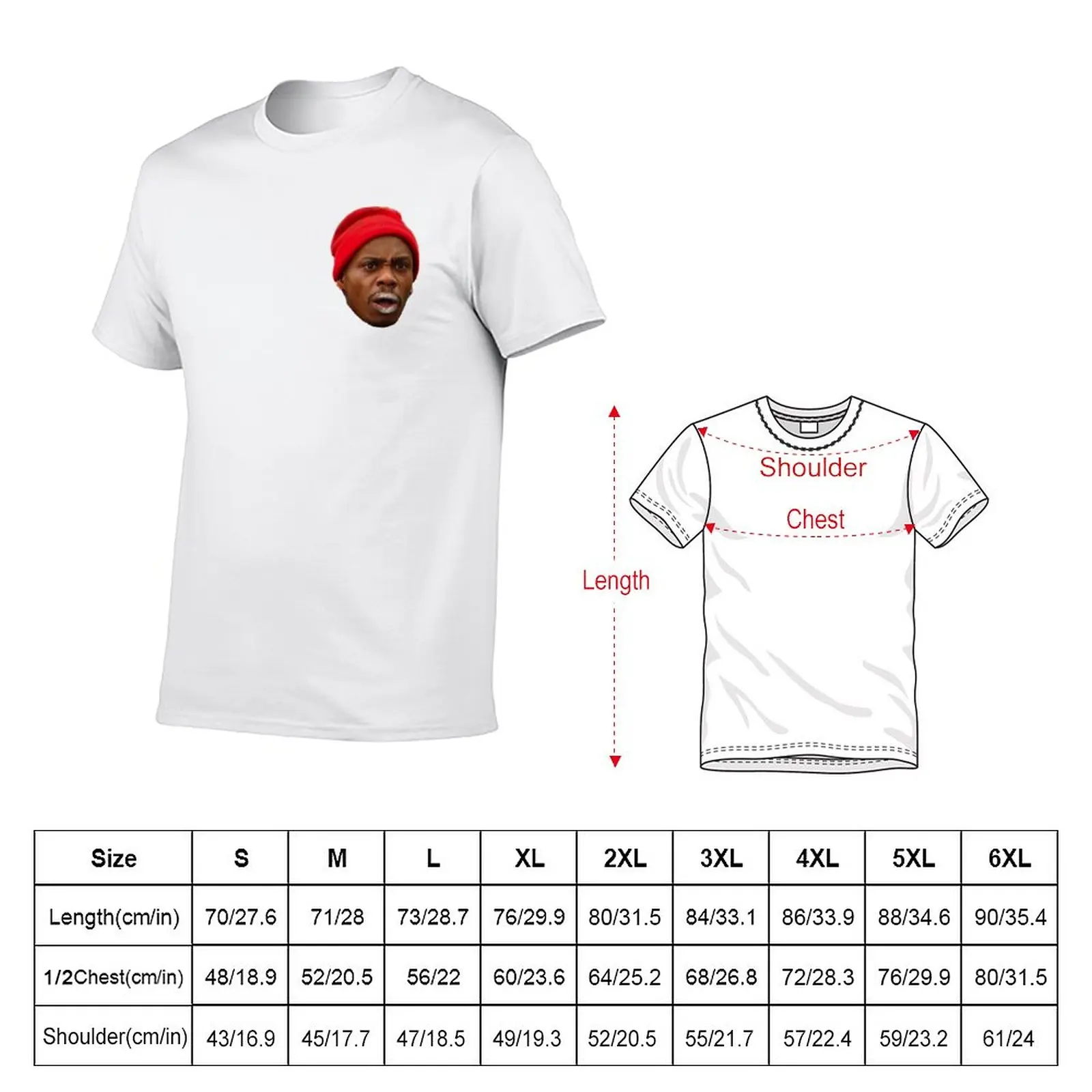 Dave Chappelle Tyrone Biggums T-Shirt tops tees aesthetic clothes anime clothes men workout shirt