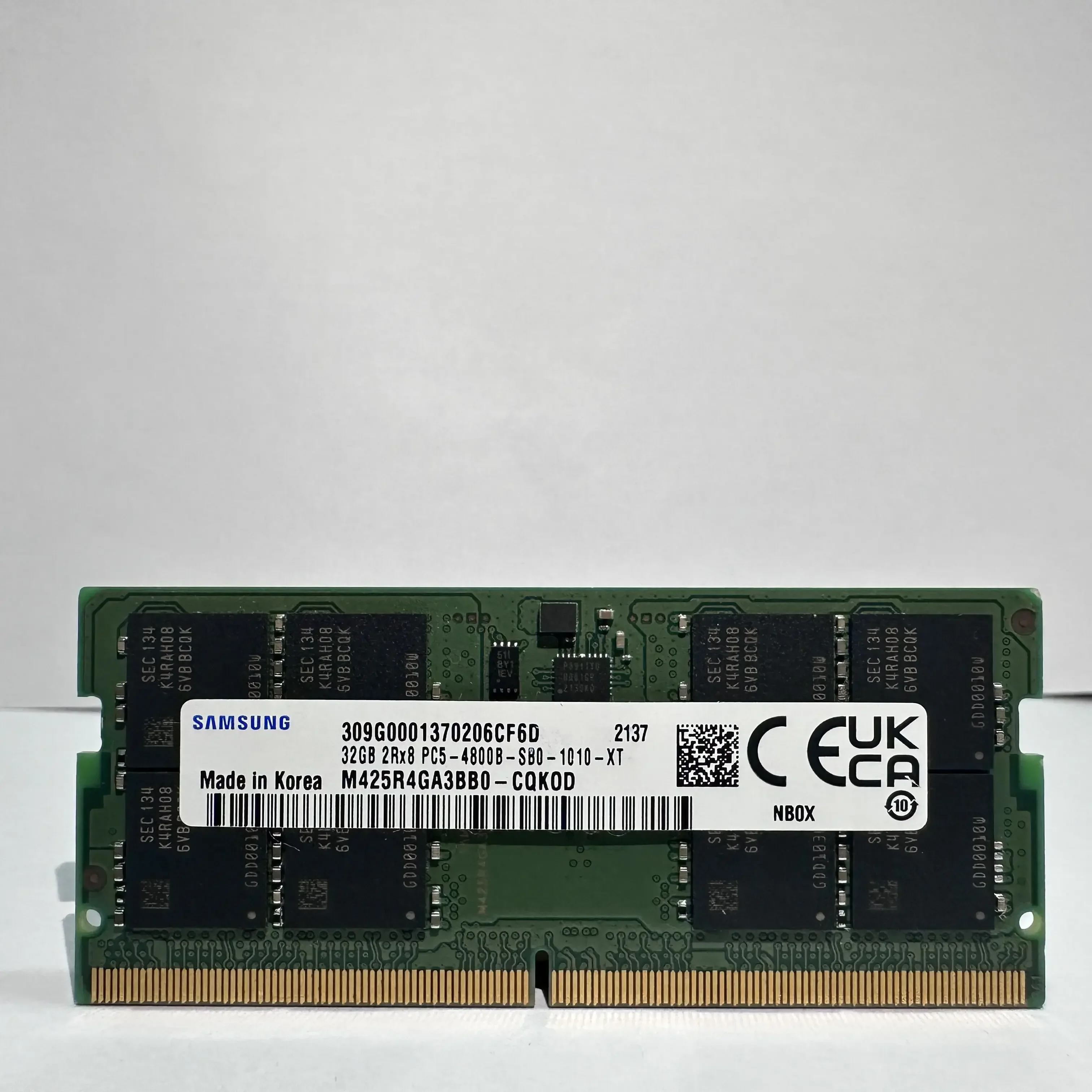 Imagem -05 - Samsung-notebook Memory Stick Ram Ddr5 8gb 16gb 32gb 4800mhz so Dimm 262pin para Computador Portátil Dell Lenovo Asus hp Original