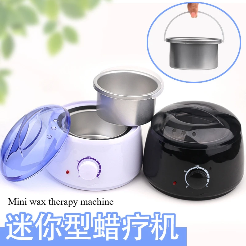 

Mini wax therapy machine round wax pot, hand care beauty Panadol machine, high-power rapid melting hair removal Portable Eu us