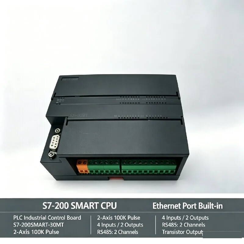 S7‑200 With an 8DI/6DO‑24DI/16DO digital input/output configuration, this PLC provides flexibility for various applications.