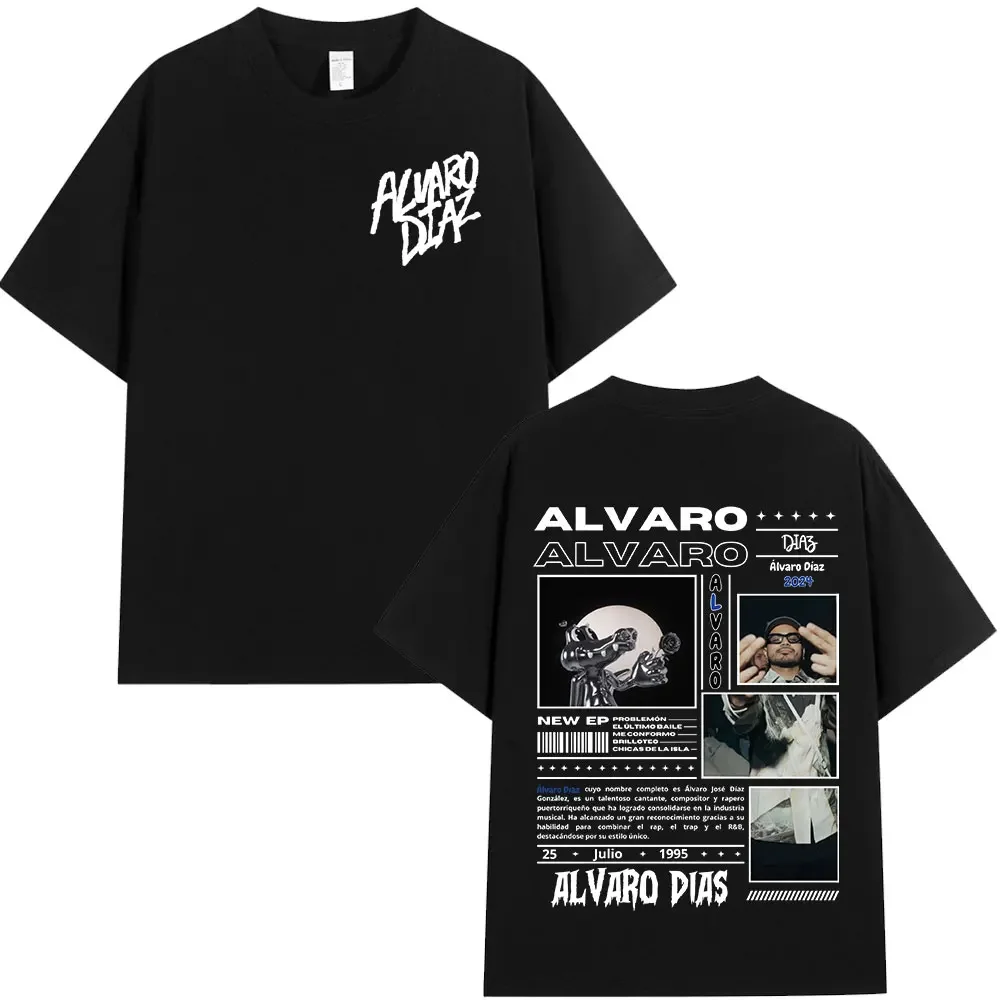 Alvaro Diaz Sayonara Tour Album T Shirt Men Women Clothing Hip Hop Fashion Oversized Short Sleeve T-shirt Casual Cotton T-shirts