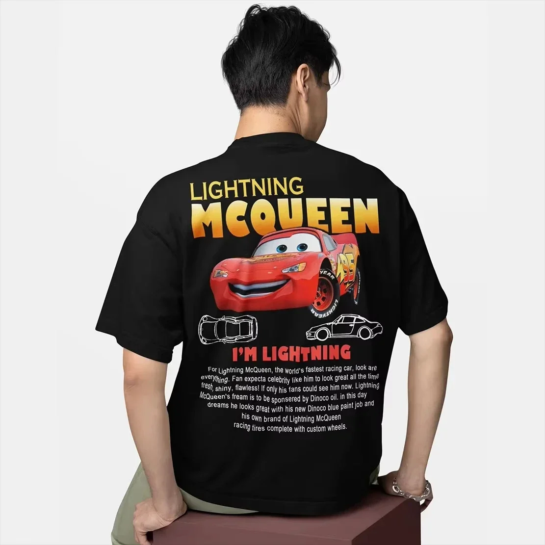 Family Summer Men Women's Sally I'm Lightning Cars Mcqueen Graphic T Shirts Accessories Funny Cotton Couple Top kids Tee Clothes