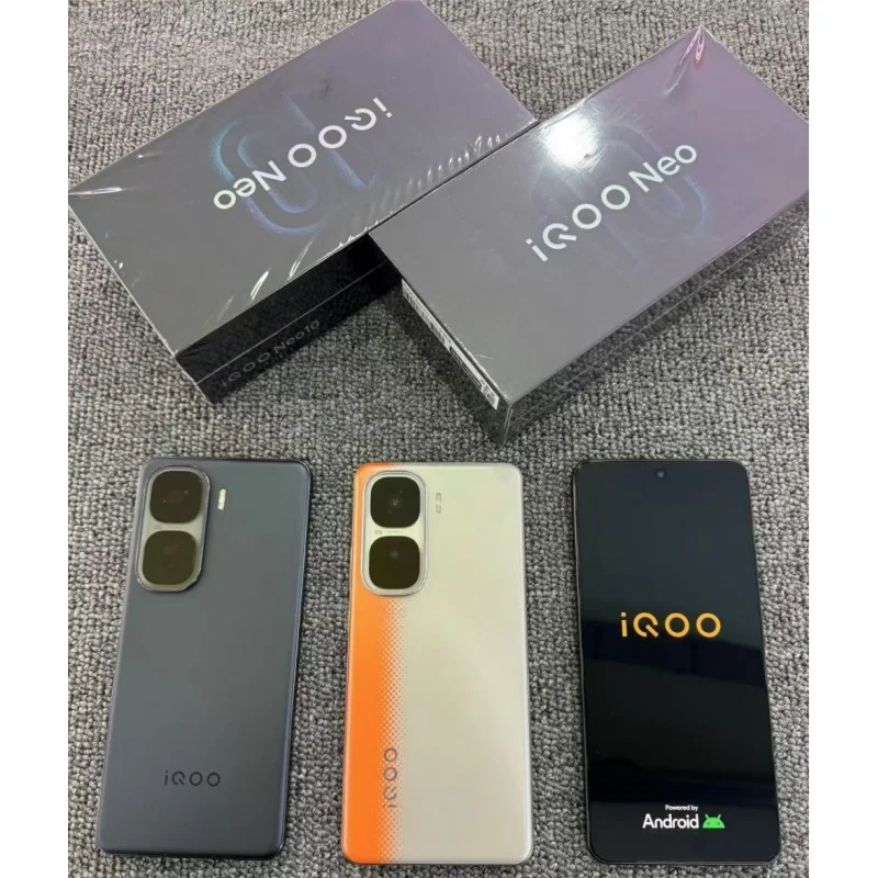 Original VIVO IQOO Neo 10 5G 6.78inch AMOLED Snapdragon 8 Gen 3 6100 Mah 120W Super Charge 144Hz 50MP NFC  3D Fingerprint Unlock