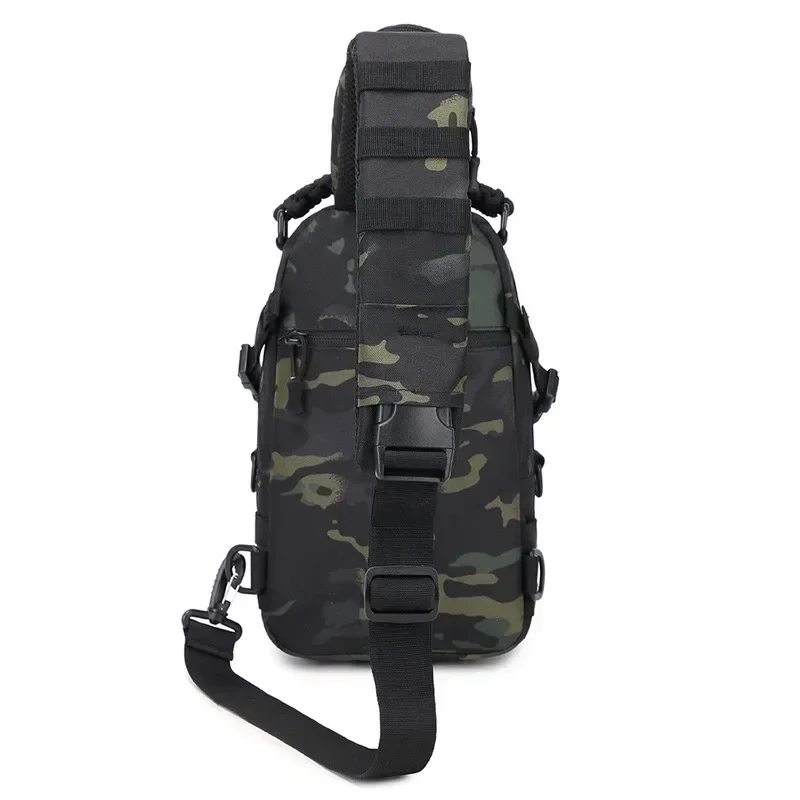 Men's Chest Bag Outdoor Tactical One Shoulder Crossbody Bag High Capacity Waterproof Sports Bag for Man Shoulder