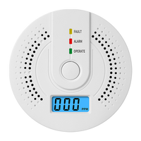 Independent CO Alarm Sensor Carbon Monoxide Alarm Detector High Sensitive Warning LCD Display CO Alarm With UL2034
