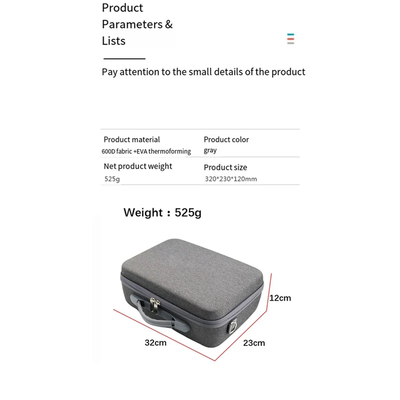 Carrying Case For DJI Mini 4 Pro Drone Bod Remote Controller Protective Storage Bag Hanbag Box Portable Travel Bag