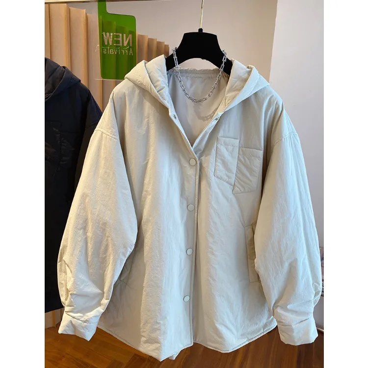 قسط خفيفة الوزن القطن Jaet المرأة شتاء جديد Sle الكورية فضفاضة عارضة تنوعا مقنعين القطن مبطن ملابس خارجية