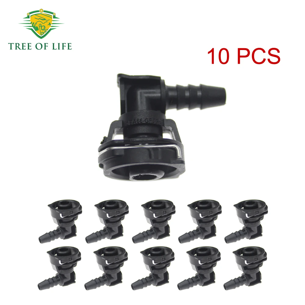 1/2/5/10x Water Kettle Connector Auto Radiator Water Box Connector For Mercedes-Benz W166 X166 W176 C117 X117 X156 A2465010025
