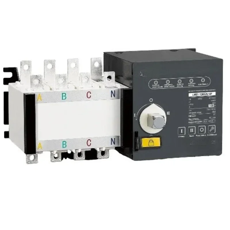100A-1600A Dual power conversion 3P/4p PC level automatic transfer switch RTS 100A 250A