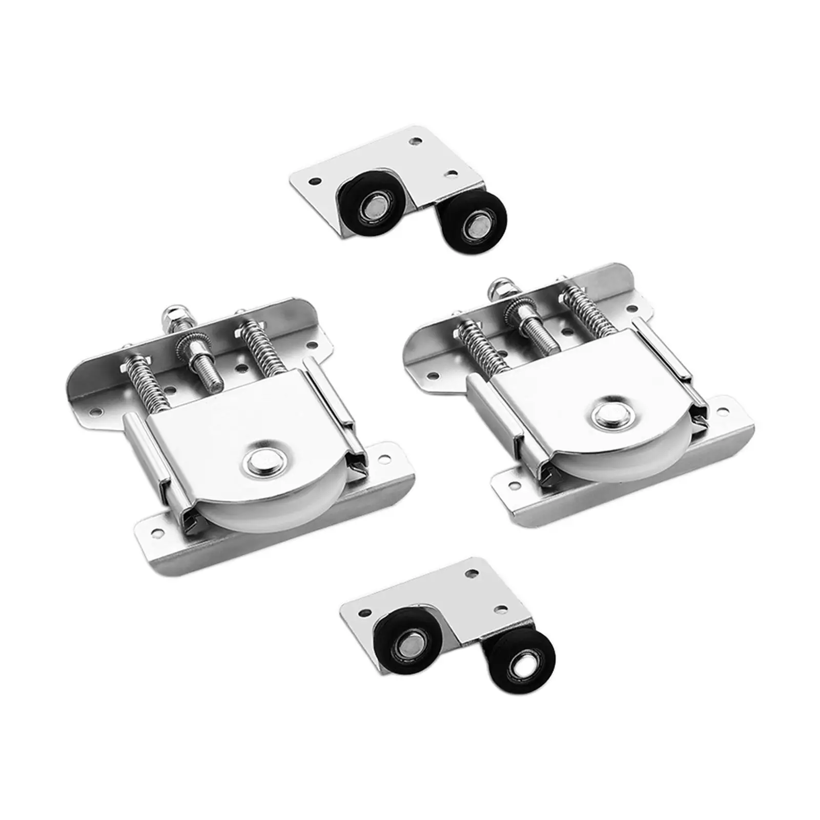 2PCS Heavy Closet Door Sliding Pulley Anti-Derailment Wardrobe Mounted Cabinet Partition Sliding Door Roller Wheels Replacement