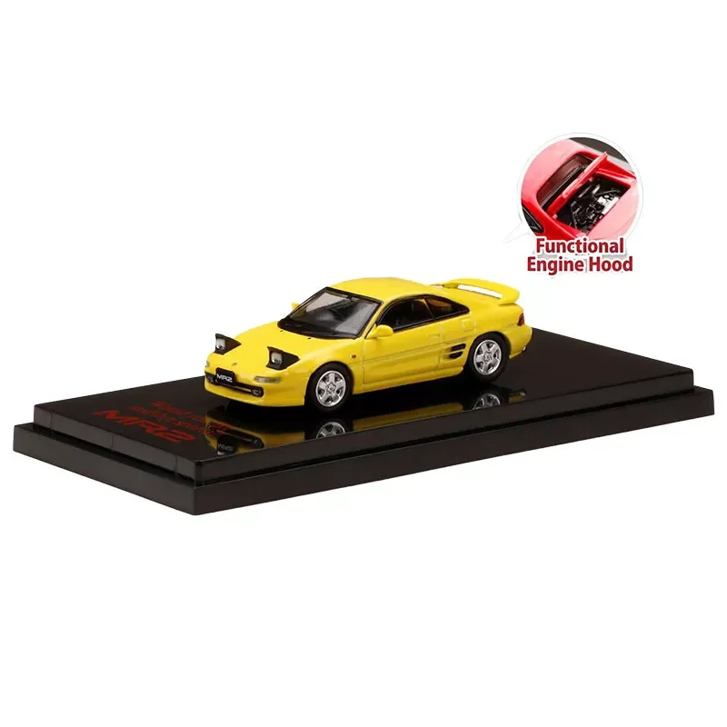 

Hobby Japan 1/64 MR2 SW20 GT-S 1996 Open Headlight Yellow Diecast Model