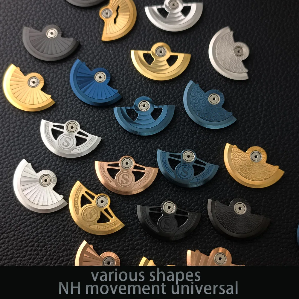 Universal NH type automatic pendulum movement parts and accessories suitable for NH34, NH35A, NH36, NH38, and NH70 movements