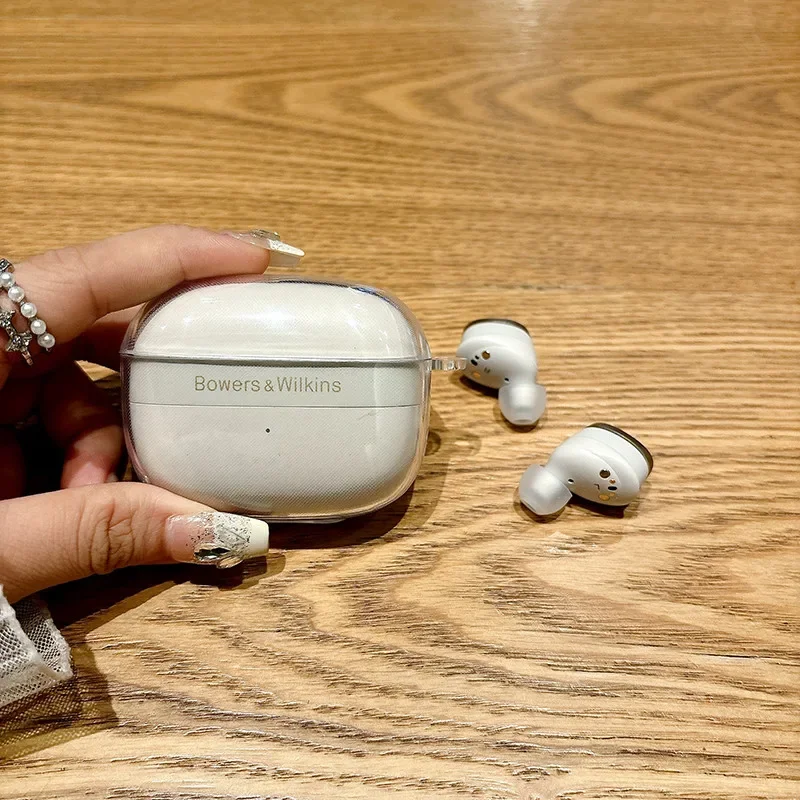 Case for Bowers & Wilkins Pi8 Pi6 Transparent Clear TPU Protective Covers Bluetooth Earphone Shell Headphone Portable Shell