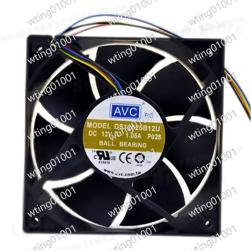 for DS12025B12U 120mm 12V 1.05A 4Pin PWM Smart Control Cooling Fan High Performance Quiet Operation Efficient Heat
