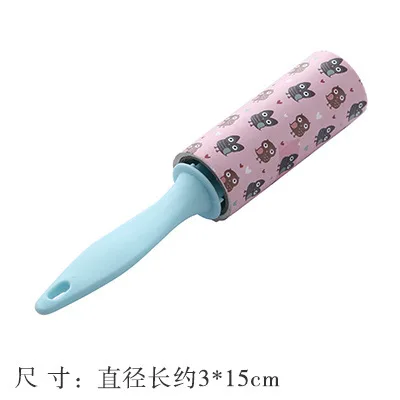 Mini Portable Cleaning Device Clothes Coat Sticky Lint Roller Tear-out Sticky Paper Roller Dust Cleaner Clothes Sticky Hair