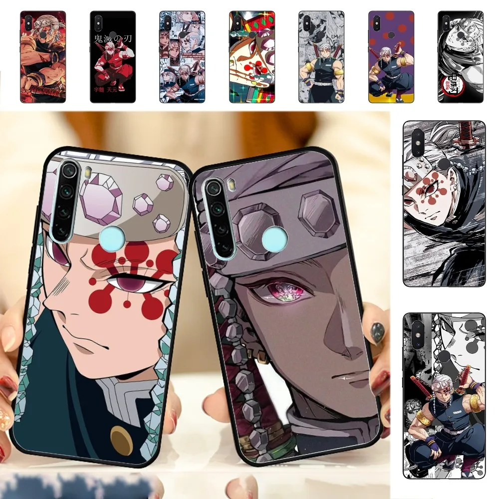 Demon Slayer Uzui Tengen Phone Case For Redmi Note 4 X 5 A 6 7 8 T 9 9S 10 11 11S 11Epro Poco M3 pro