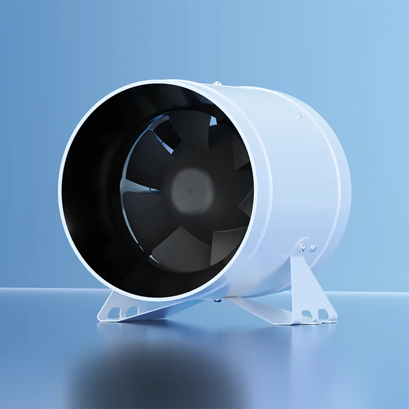 

8-дюймовый 710 CFM вытяжной канальный вентилятор для ванной комнаты и кухни Мощный и энергосберегающий