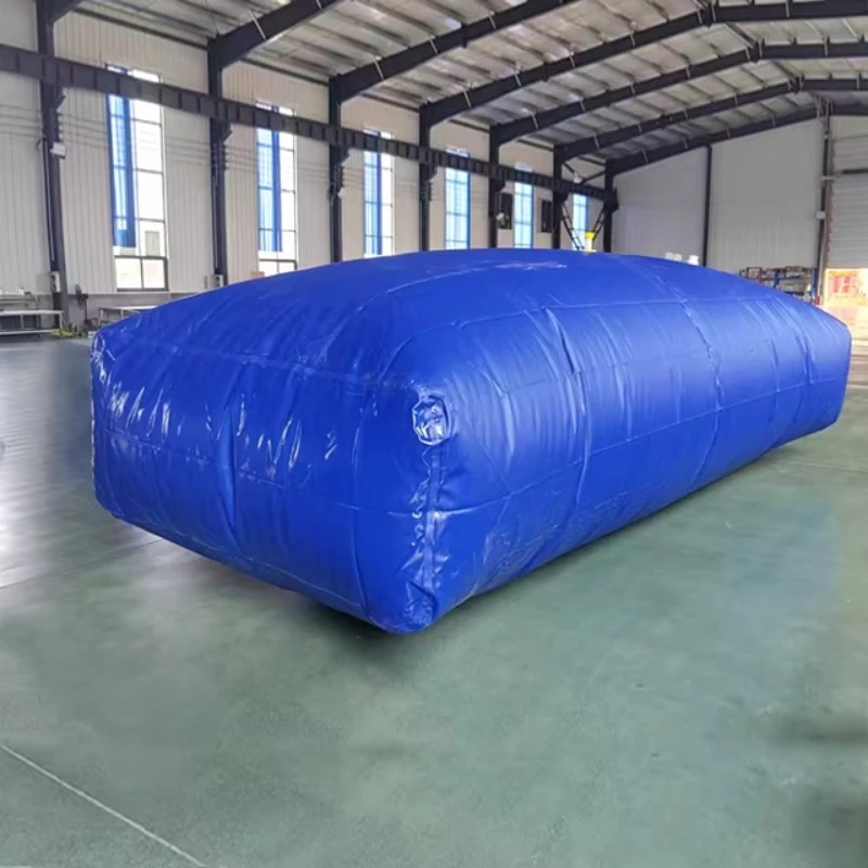 10000 liters foldable water bag PVC flexible pillow irrigation inflatable water storage tank