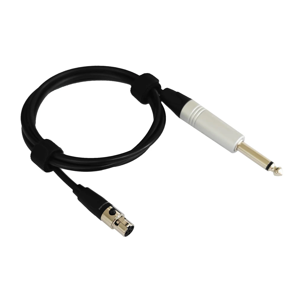 4-pin mini xlr TA4F to 1/4 غيتار باس أداة كابل ل LINE6 التتابع G30 G50 G70 G75 G90 الارسال نظام لاسلكي