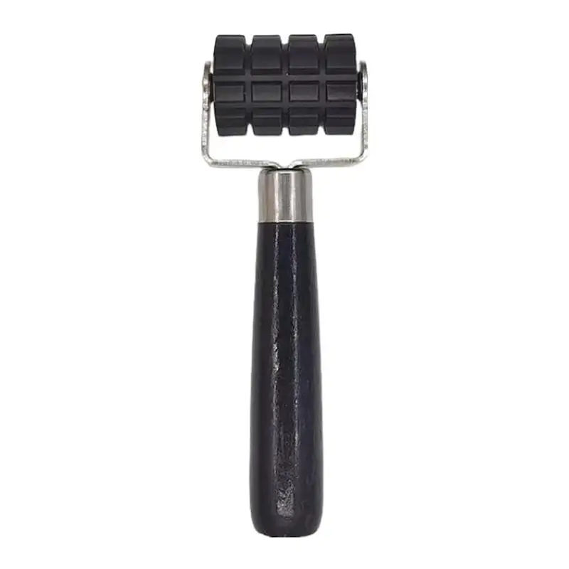 Leather Press Edge Roller Heat Resistant Platen Tools Glue Spreader Creasing Wheels Leatherworking Accessories Ergonomic