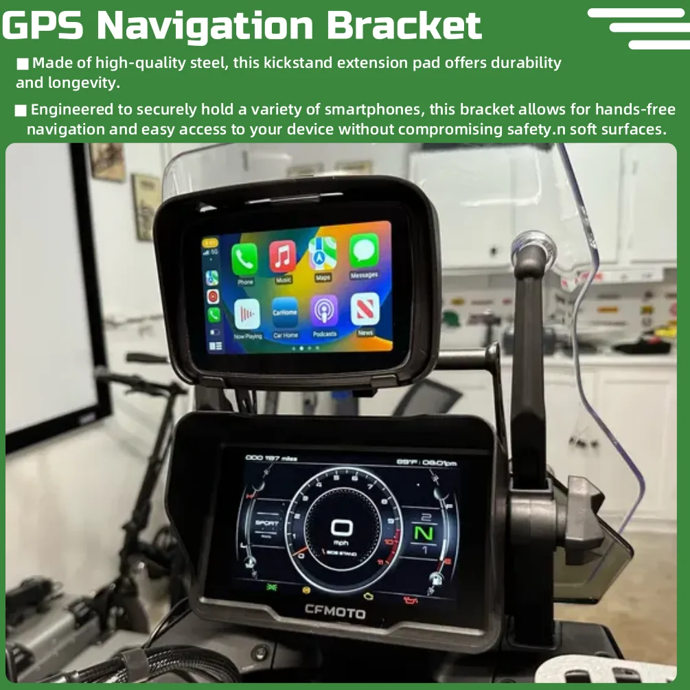 Braket navigasi GPS 800MT untuk CFMOTO 800 MT 2021-2024 Aksesori dudukan penyangga ponsel sepeda motor