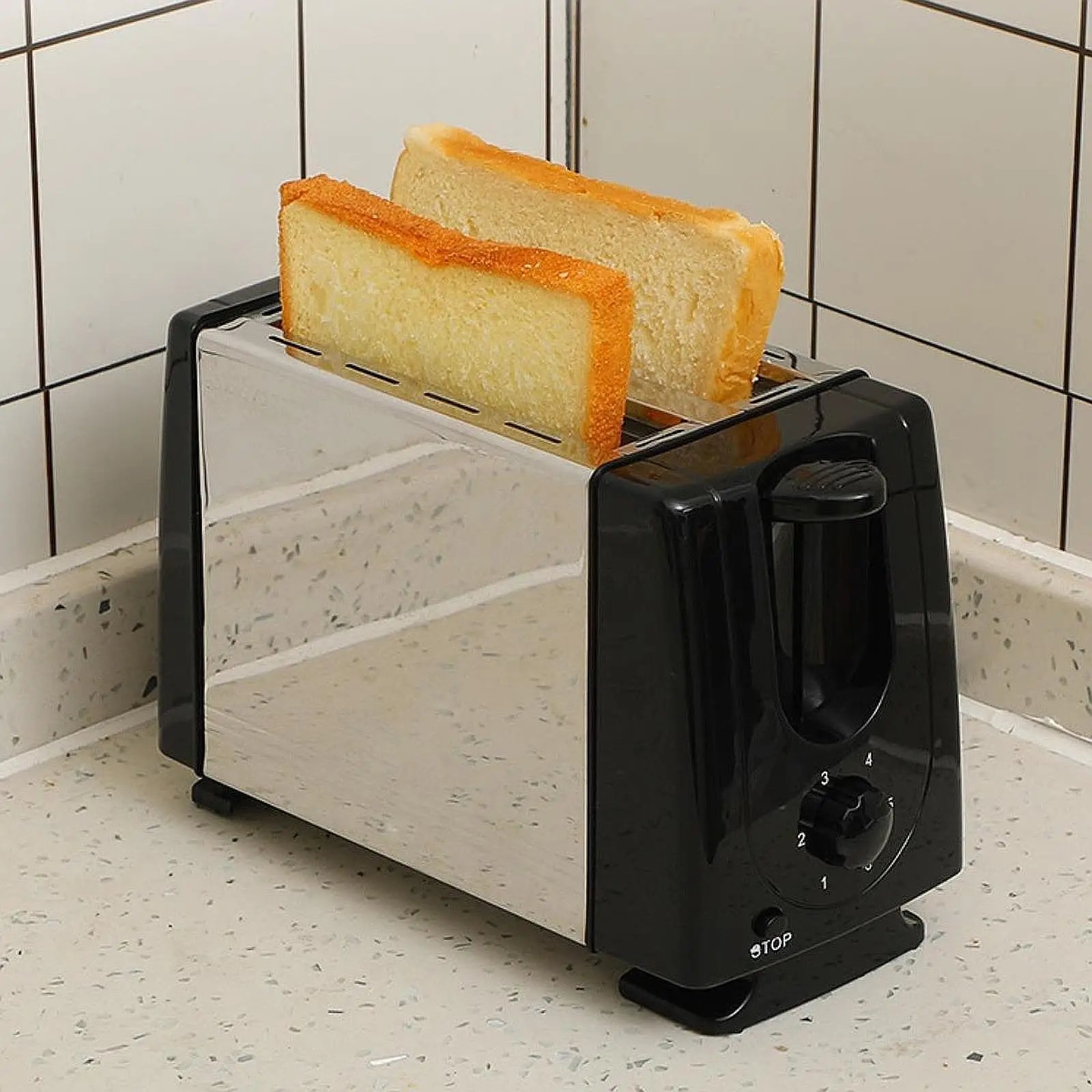 Тостер с вилкой европейского стандарта, 2-стребочная вафельная машина для бубликов, слоеных кондитерских закусок