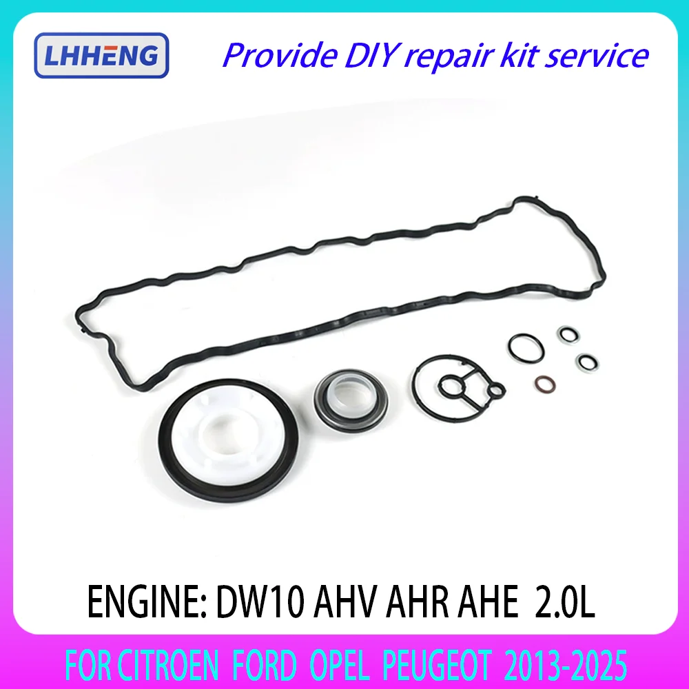 

Engine Crankcase Gasket Repair Kit for CITROEN FORD OPEL PEUGEOT DW10 AHV AHR AHE 2.0L 2.0 L T 2013-2025 OE: 9801444880 1904587