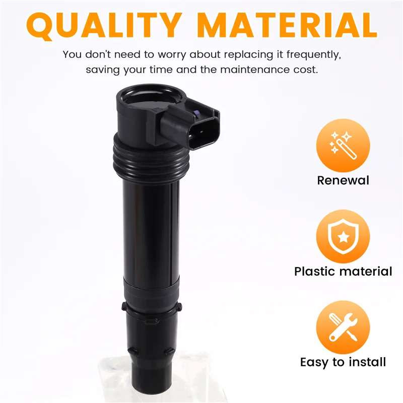 

4PCS Motorcycle Ignition Coil For KAWASAKI NINJA ZX-6RR 2003-06 NINJA ZX-6R 2003-2018 ZX636 ZX600 21171-1282 21171-0021